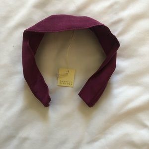 Jennifer Ouellette Burgundy headband